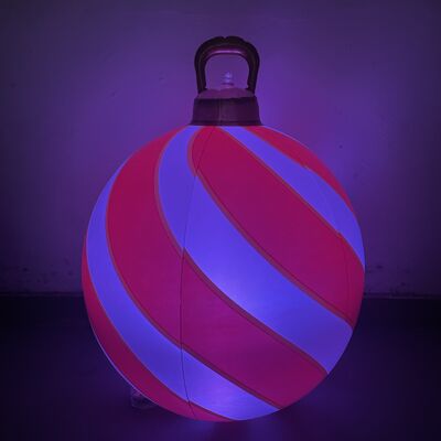 Durable PVC Inflatable Decorative Balls Inflatable Luminous Christmas Balls, Non-Toxic And Child-Safe Materials