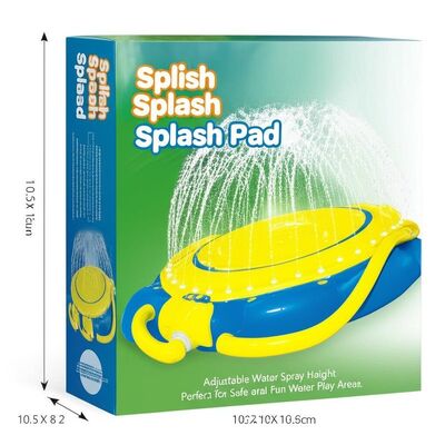 Package Dimensions 10.5 X 8 X 2 Inches Splish Splash Splash Pad Adjustable Water Spray Height Perfect for Safe and Fun Water Play Areas