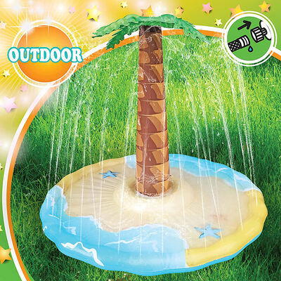 Children's pet water spray pad - Summer water toy - Coconut-shaped water sprinkler toy - Outdoor game water pool