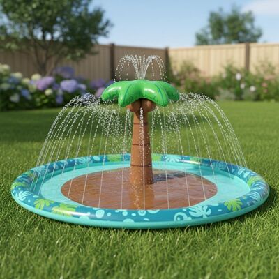 Children's pet water spray pad - Summer water toy - Coconut-shaped water sprinkler toy - Outdoor game water pool