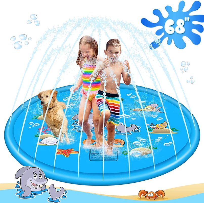 100-170cm Children'S Water Spray Play Mat Outdoor Lawn And Beach Water Spray Play Mat