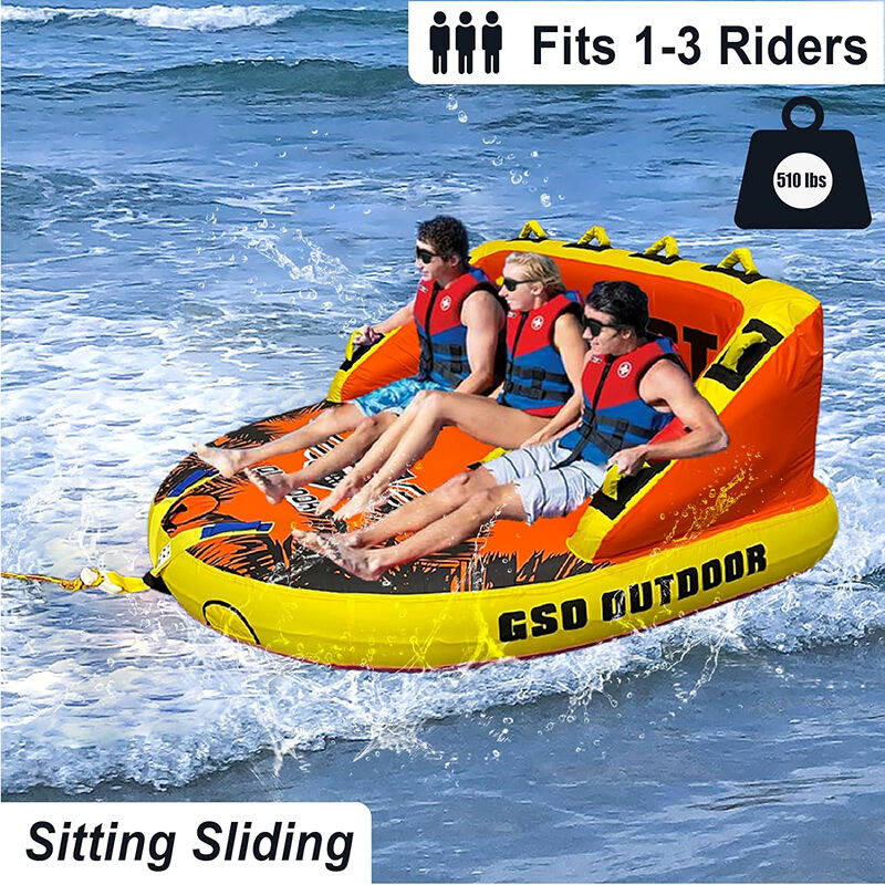 Max Load Capacity of 500 Lbs Inflatable Float Boat Durability with UV and Puncture Resistance