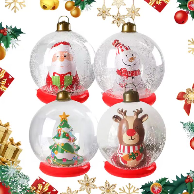 Easy To Store Deflates For Compact Storage Inflatable Christmas Ball Lightweight For Events