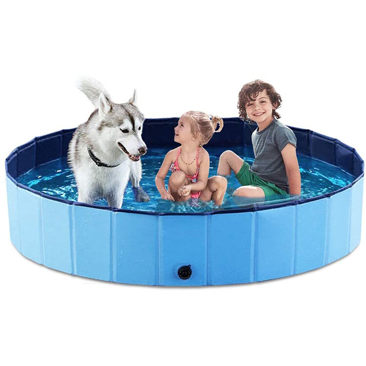 Scratch-resistant Foldable Dog Pool Lightweight 1.3 to 3.6 Kg Durable Tear-resistant Portable Pet Bathing Solution for Outdoor