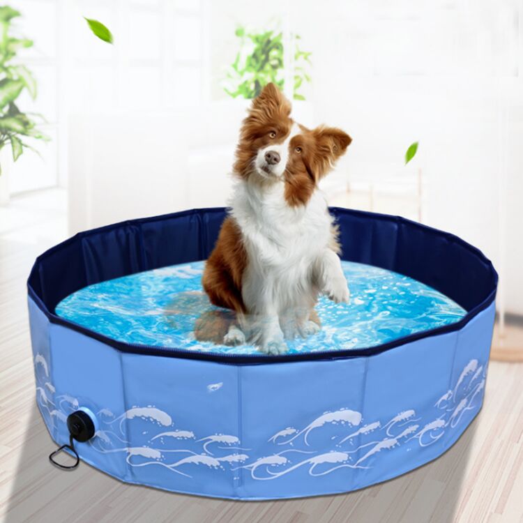 Lightweight And Easy To Carry Portable Pet Swimming Pool Durable PVC And Oxford Fabric Designed For Easy Setup And Storage