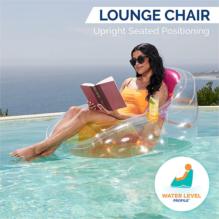 Outdoor Swimming Pool Water Inflatable Float PVC For  Single Person