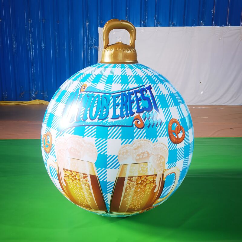 24-inch inflatable PVC inflatable beer festival decorative ball Party ball indoor and outdoor  for festival activities