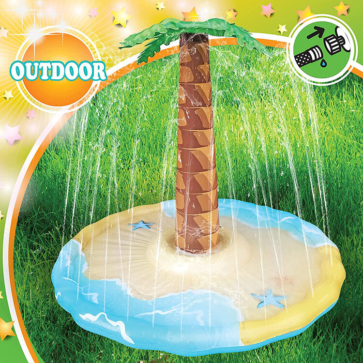 Children's pet water spray pad - Summer water toy - Coconut-shaped water sprinkler toy - Outdoor game water pool